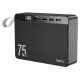 Зовнішній акумулятор HOCO J94 Overlord 22.5W fully compatible power bank(75000mAh) Black