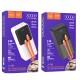 Зовнішній акумулятор HOCO J119B Sharp charger 22.5W+PD20 fully compatible power bank with digital display and cable(30000mAh) Black