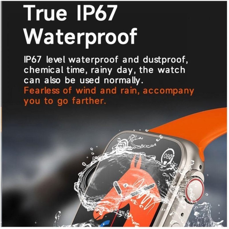 Смарт-годинник BIG S10 Pro Ultra 2 IP67+GPS Orange