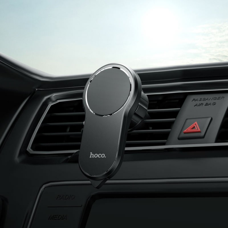 Тримач для мобільного HOCO CA96 Imperor multi-function air outlet car holder Black