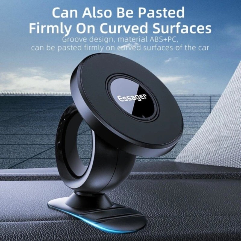 Тримач для мобільного Essager Mirrow Magnetic Phone Holder (Car Air-conditioner Vent Type)  black (EZJCXC-JZY01)