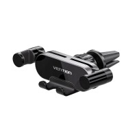 Автотримач для телефону Vention Auto-Clamping Car Phone Mount With Duckbill Clip Gray Crossbar Type (KCEH0)