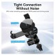 Автотримач для телефону Vention Auto-Clamping Car Phone Mount With Duckbill Clip Black Disc Fashion Type (KCSB0)