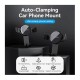 Автотримач для телефону Vention Auto-Clamping Car Phone Mount With Duckbill Clip Black Disc Fashion Type (KCSB0)