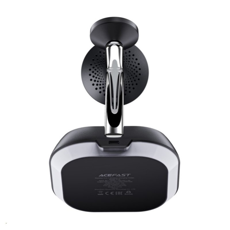 Бездротовий зарядний пристрій ACEFAST E16 desktop 3-in-1 wireless charging holder Black