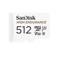 microSDXC (UHS-1 U3) SanDisk High Endurance 512Gb class 10 V30 (100Mb/s) (adapterSD)