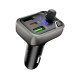 АЗП з FM-модулятором BOROFONE BC38 Flash Energy PD20W+QC3.0 car BT FM transmitter Black