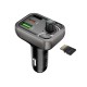 АЗП з FM-модулятором BOROFONE BC38 Flash Energy PD20W+QC3.0 car BT FM transmitter Black