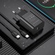 Мережевий зарядний пристрій BOROFONE BA65A Single port PD20W charger set(Type-C to Type-C) Black