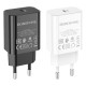 Мережевий зарядний пристрій BOROFONE BA65A Single port PD20W charger White