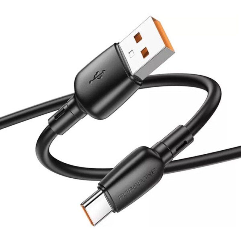 Кабель BOROFONE BX93 Super power 100W charging data cable Type-C Black