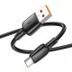Кабель BOROFONE BX93 Super power 100W charging data cable Type-C Black