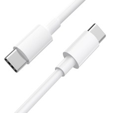 Кабель BOROFONE BX44 Type-C to Type-C, 5A, 100W, 1m, ABS, ABS connectors, White