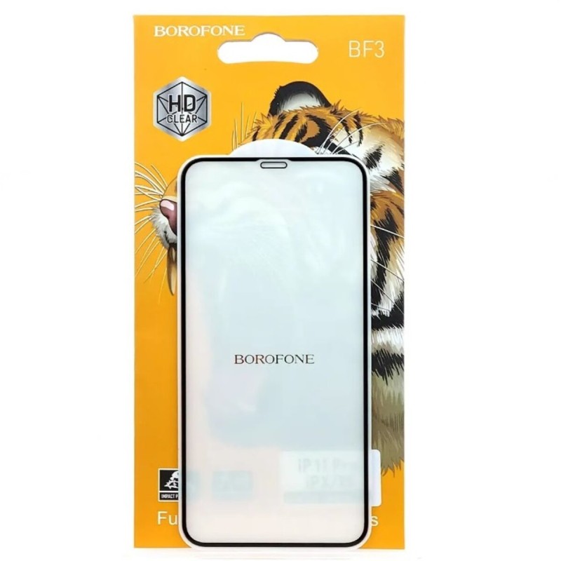 Захисне скло BOROFONE BF3  Full screen screen printing tem list IP Xr/11 (6.1)