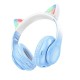 Навушники HOCO W42 Cat ears BT headphones Crystal Blue