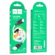 Кабель HOCO X90 Cool silicone charging data cable for Micro White