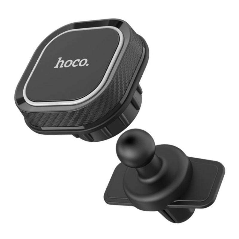 Тримач для мобільного HOCO CA52 Intelligent air outlet in-car holder Black+Gray