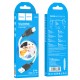 Кабель HOCO X90 Cool silicone charging data cable for iP White