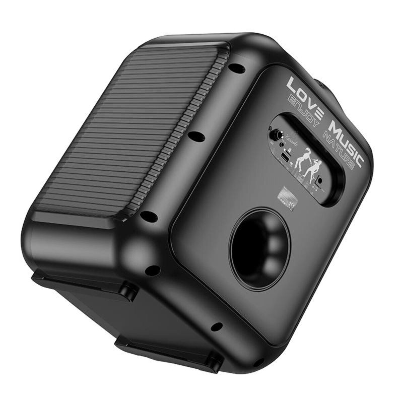 Портативна колонка HOCO HA1 Graceful outdoor BT speaker Black