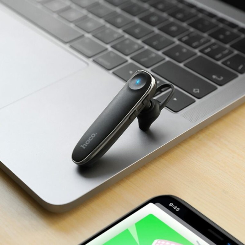 Bluetooth гарнітура HOCO E49 Young business wireless headset Black