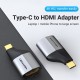 Адаптер Vention Type-C to HDMI Adapter Gray Alloy Type (TCAH0)