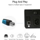 Кабель Vention USB2.0 A Male to B Male Print Cable 1M Black (VAS-A16-B100)