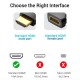 Адаптер Vention HDMI Male to Female Adapter Black (AIMB0)