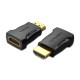 Адаптер Vention HDMI Male to Female Adapter Black (AIMB0)