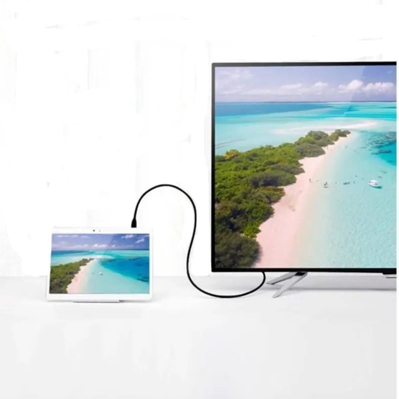 Кабель Vention Mini HDMI - HDMI Cable 18 Gbps 1M Black (VAA-D02-B100)