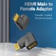 Адаптер Vention HDMI 270 Degree Male to Female Vertical Flat Adapter Black (AIQB0)
