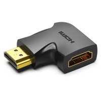 Адаптер Vention HDMI 270 Degree Male to Female Vertical Flat Adapter Black (AIQB0)
