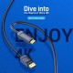 Кабель Vention 4K DisplayPort to HDMI Cable 5M Black (HAGBJ)