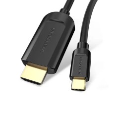 Адаптер-кабель Vention Type-C — HDMI, 2 м, чорний (CGUBH)