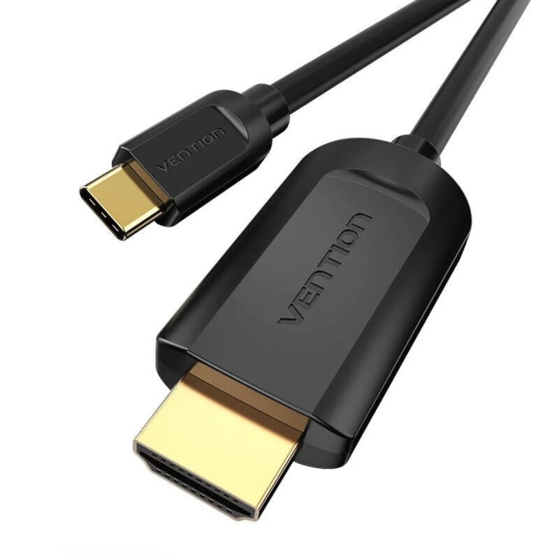 Кабель Vention Type-C to HDMI 4K 30Hz Cable 1M Black (CGUBF)