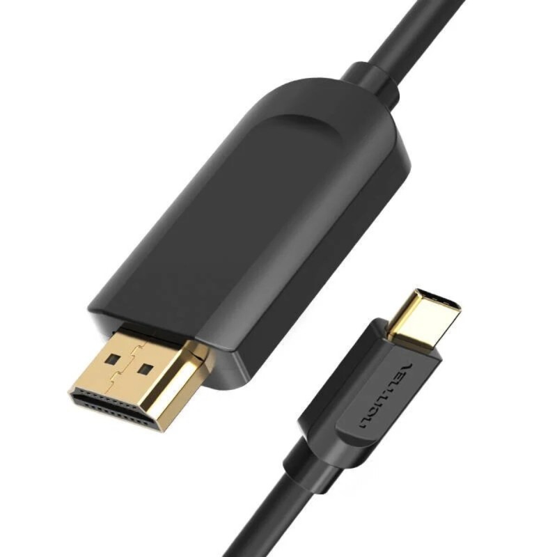 Кабель Vention Type-C to HDMI 4K 30Hz Cable 1M Black (CGUBF)