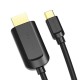 Кабель Vention Type-C to HDMI 4K 30Hz Cable 1M Black (CGUBF)