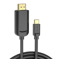 Кабель Vention Type-C to HDMI 4K 30Hz Cable 1M Black (CGUBF)