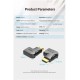 Адаптер Vention HDMI 270 Degree Male to Female Adapter Black (AINB0)