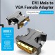Адаптер Vention DVI Male (24+5) to VGA Female Adapter Black (ECFB0)