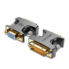 Адаптер Vention DVI Male (24+5) to VGA Female Adapter Black (ECFB0)