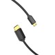 Кабель Vention HDMI-C Male to HDMI-A Male 4K HD v2.0 Cable 2M Black (AGHBH)