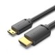 Кабель Vention HDMI-C Male to HDMI-A Male 4K HD v2.0 Cable 2M Black (AGHBH)