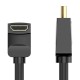 Кабель Vention HDMI Right Angle  Cable 90 Degree v2.0, 1.5M Black (AARBG)