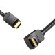 Кабель Vention HDMI Right Angle  Cable 90 Degree v2.0, 1.5M Black (AARBG)