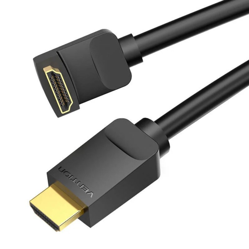 Кабель Vention HDMI Right Angle  Cable 90 Degree v2.0, 1.5M Black (AARBG)