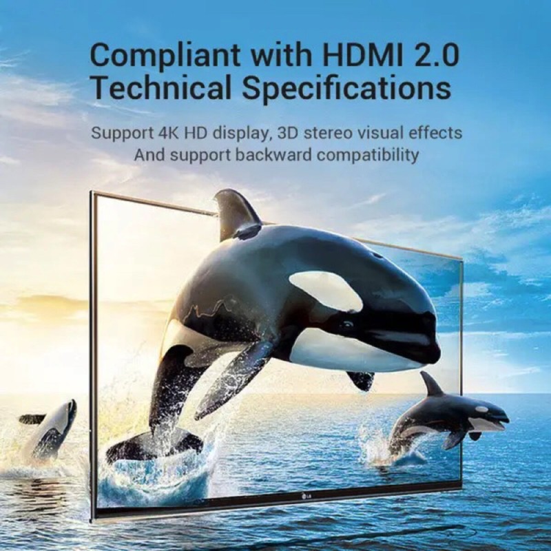 Адаптер Vention HDMI 90 Degree Male to Female Adapter Black (AIOB0)