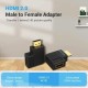 Адаптер Vention HDMI 90 Degree Male to Female Adapter Black (AIOB0)