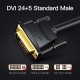 Кабель Vention DVI(24+5) to VGA Cable 1M Black (EACBF)