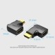 Адаптер Vention HDMI 90 Degree Male to Female Vertical Flat Adapter Black (AIPB0)