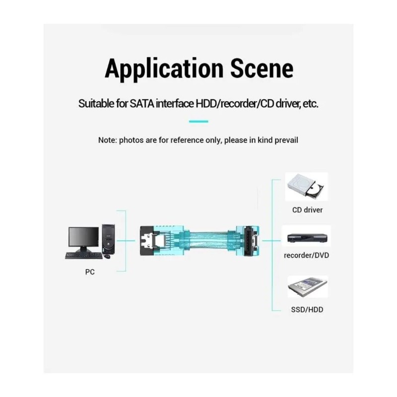 Кабель Vention SATA3.0 Cable 0.5M Blue (KDDSD)